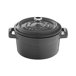 Mini Round Casserole D.10 cm Trendy Gray - Lava Turkey