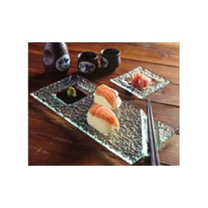 Sushi Plate w/ Chopstick Rest 300x125x6 mm - Blue Pumpkin