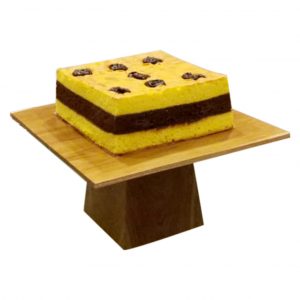 Wooden Square Cake Stand