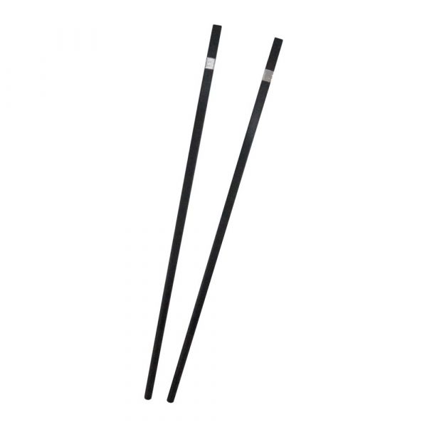 Chopstick Silvering Sleeve Black 27 cm - Image 4