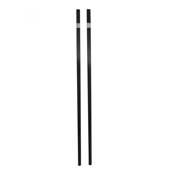 Chopstick Silvering Sleeve Black 27 cm - Image 2