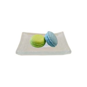 Rectangular Random Sand Blasted 100x70x8 mm - Blue Pumpkin