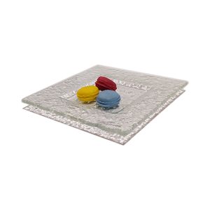 Square Dish Clear 200x200x6 mm - Blue Pumpkin