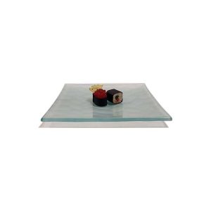 Square Plate Random Sand Blasted 250x250x8 mm - Blue Pumpkin