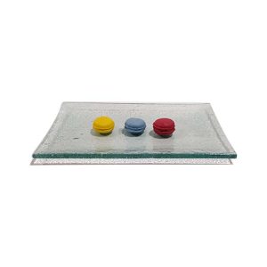Rectangular Texture Tray 300x200x6 mm - Blue Pumpkin