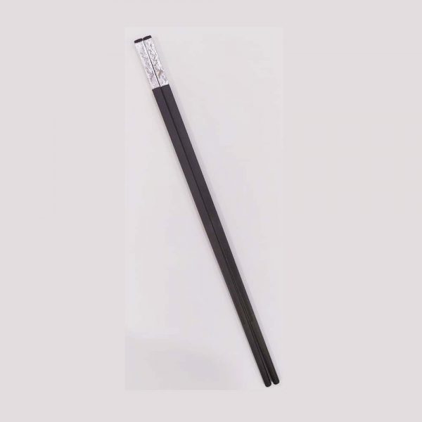 Chopstick Silvering Sleeve Black 27 cm (35) - Image 2