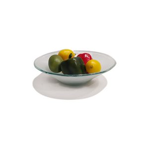 Circular Bowl Sand Blasted D.290x70x6 mm - Blue Pumpkin