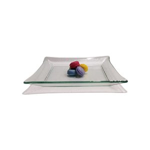 Square Tray Clear 300x300x25Hx6 mm - Blue Pumpkin