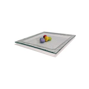 Square Rim Texture Clear 350x350 mm - Blue Pumpkin