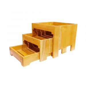Display 3-Tiers Food Wooden Display (Set of 3 pcs) - Maestro